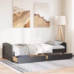 VidaXL 3314678 canapé lit sofa Noir