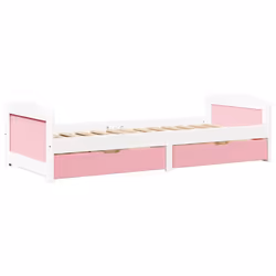 VidaXL 3314679, lit sofa, Rose, Blanc, Bois de pin, Bois, 2050 mm, 960 mm, 560 mm