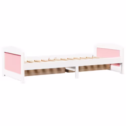 VidaXL 3314679 canapé lit sofa Rose, Blanc - Vue supplémentaire 8