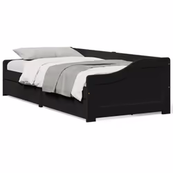 Ce lit de jour polyvalent en bois peut être utilisé comme un lit dans la chambre à coucher et est également idéal comme un ca ...