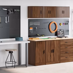 Ces armoires de garage sont un excellent choix pour organiser tous vos outils et matériaux de bricolage dans le garage, le dé ...