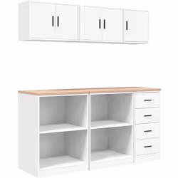 Ces armoires de garage sont un excellent choix pour organiser tous vos outils et matériaux de bricolage dans le garage, le dé ...