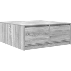 Vidaxl - Table basse avec tiroirs sonoma gris 100x100x40 cm