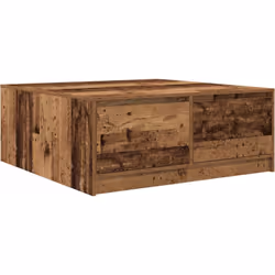 La table basse offre un espace de rangement avec plusieurs tiroirs, gardant votre espace bien rangé et organisé tout en ajout ...