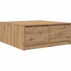 La table basse offre un espace de rangement avec plusieurs tiroirs, gardant votre espace bien rangé et organisé tout en ajout ...