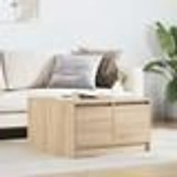 vidaXL Table basse avec tiroirs chêne sonoma 70,5x70x40 cm