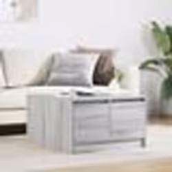 vidaXL Table basse avec tiroirs sonoma gris 70,5x70x40 cm