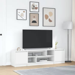 Vidaxl - Meuble tv blanc 188,5x41x50 cm bois d'ingénierie