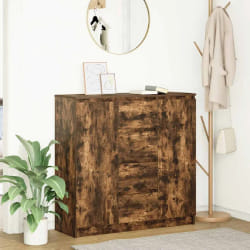 Vidaxl vidaXL Buffet Tiroirs Chêne Fumé