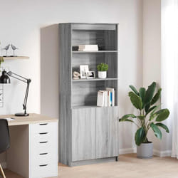 Vidaxl - Buffet haut sonoma gris 70x35x180 cm bois d'ingénierie