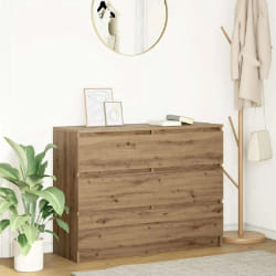 Vidaxl Buffet 100x35x76 cm - Chêne Artisanal