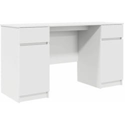 Bureau avec tiroir Blanc 140 x 49 x 76 cm Bois d'ingénierie vidaXL