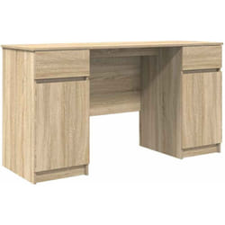 Vidaxl - Bureau Chêne sonoma 140 x 49 x 76 cm Bois d'ingénierie
