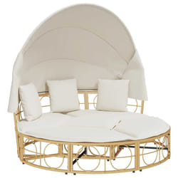 VidaXL 4108235 lit d’extérieur Crème