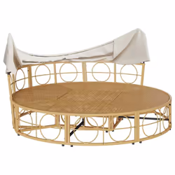 VidaXL 4108235 lit d'extérieur Crème - Vue supplémentaire 5