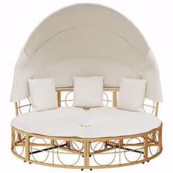 VidaXL 4108235 lit d'extérieur Crème - Vue supplémentaire 6