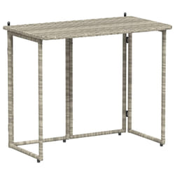 VidaXL 4108258 table de jardin Gris