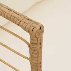 VidaXL 4108260 chaise d'extérieur Terrace Siège rembourré Acier galvanisé, Polyuréthane, Acier Crème, Blanc - Vue supplémentaire 8