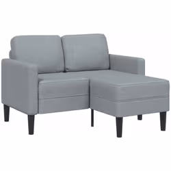Ce canapé 2 places en L avec méridienne allie style et confort et sera un ajout intemporel à votre intérieur ! Matériau doux  ...