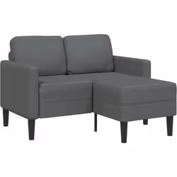 Ce canapé 2 places en L avec méridienne allie style et confort et sera un ajout intemporel à votre intérieur ! Matériau doux ...