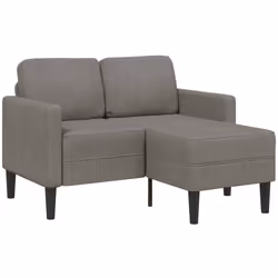 Ce canapé 2 places en L avec méridienne allie style et confort et sera un ajout intemporel à votre intérieur ! Matériau natur ...
