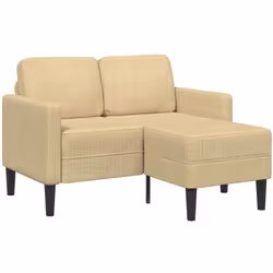 Ce canapé 2 places en L avec méridienne allie style et confort et sera un ajout intemporel à votre intérieur ! Matériau natur ...