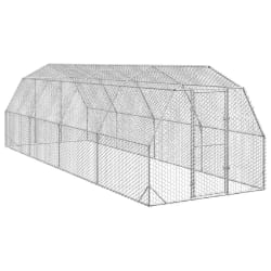 vidaXL Poulailler - 2,5x8x2,25 m