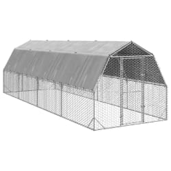 vidaXL Poulailler avec toit 2,5x8x2,25 m