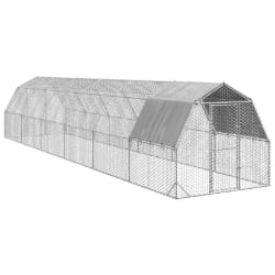 vidaXL Poulailler avec toit 2,5x12x2,25 m