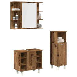 Ensemble de meubles salle de bain 3 pcs bois d'ingénierie vidaXL