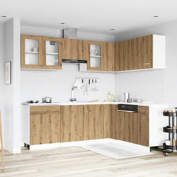 Vidaxl - Ensemble d'armoires de cuisine 11 pcs chêne artisanal