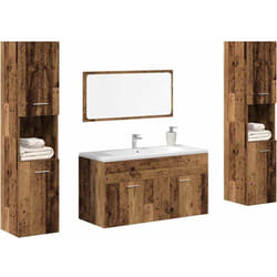 Vidaxl - Ensemble de meubles salle de bain 4 pcs bois d'ingénierie