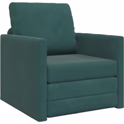 Ce fauteuil a une belle couleur vert foncé et un design moderne, idéal pour n'importe quel salon ou chambre. Ses bords carrés ...