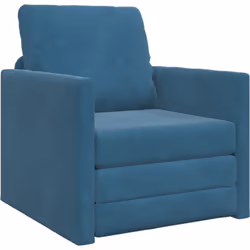 Ce fauteuil a une super couleur bleue qui s'harmonise bien avec un design moderne, parfait pour tout salon ou chambre. Ses bo ...