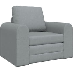 Vidaxl - Canapé lit au sol 2-en-1 gris clair 98x71x83 cm tissu