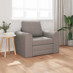 Canapé-lit Taupe 98 X 71 X 83 Cm Tissu Vidaxl