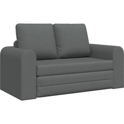 Vidaxl - Canapé-lit de sol 2-en-1 Gris foncé 148x71x83 cm Tissu