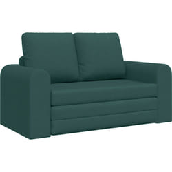 Vidaxl - Canapé-lit 2-en-1 vert foncé 148x71x83 cm Tissu