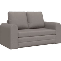 Canapé-lit de sol 2-en-1 Taupe 148x71x83 cm Tissu vidaXL