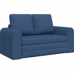 Redonne une vie à ton espace avec le canapé-lit de sol vidaXL. Confortable et stylé, il se transforme facilement, et le bleu  ...