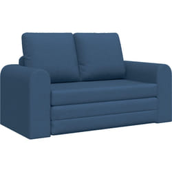 Canapé-lit 2-en-1 Bleu 148x71x83 cm Tissu vidaXL