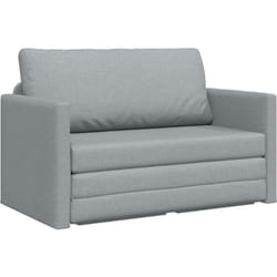 Vidaxl - Canapé-lit au sol 2-en-1 gris clair 124x71x78 cm en tissu