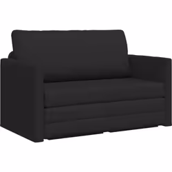 Le canapé-lit 2-en-1 vidaXL en noir est une assise stylée et pratique pour n'importe quel espace. Son design minimaliste est ...