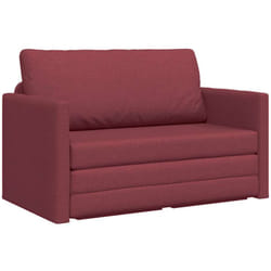 Canapé-Lit Bordeaux 124 x 71 x 78 cm tissu vidaXL