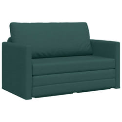 Vidaxl - Canapé-Lit Vert foncé 124 x 71 x 78 cm tissu