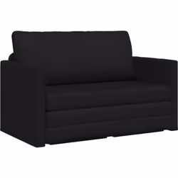 Ce loveseat combine style et confort pour des espaces modernes. Avec son tissu noir et ses coussins tout doux, c'est l'endroi ...