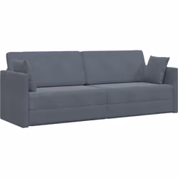 Ce canapé lit au sol combine praticité et une belle teinte gris sombre, parfait pour tout espace de vie moderne. Son design f ...