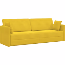 Ce canapé-lit au sol mixe fonctionnalité et couleur jaune éclatante, en faisant un super ajout à tout espace de vie moderne.  ...