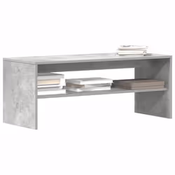 vidaXL Meuble TV Gris béton 100 x 40 x 40 cm Aggloméré 859121