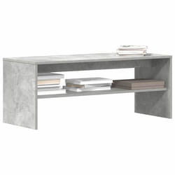vidaXL Meuble TV Gris béton 100 x 40 x 40 cm Aggloméré 859121